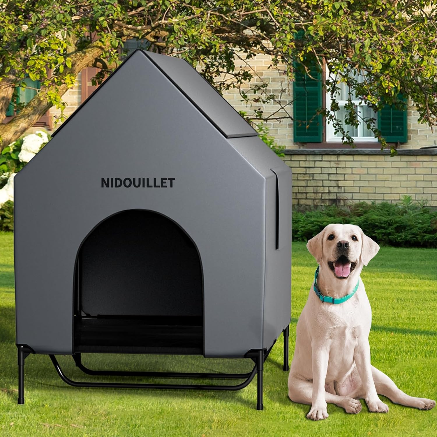 Maison de Chien pour Grande Race 122cm extérieur ou intérieur, résistant aux int