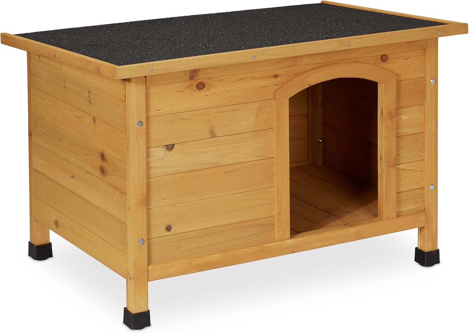 Relaxdays Niche pour Chien, HxLxP : env. 58x86x58 cm, résistant aux intempéries,